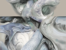 板绘作品《缠》