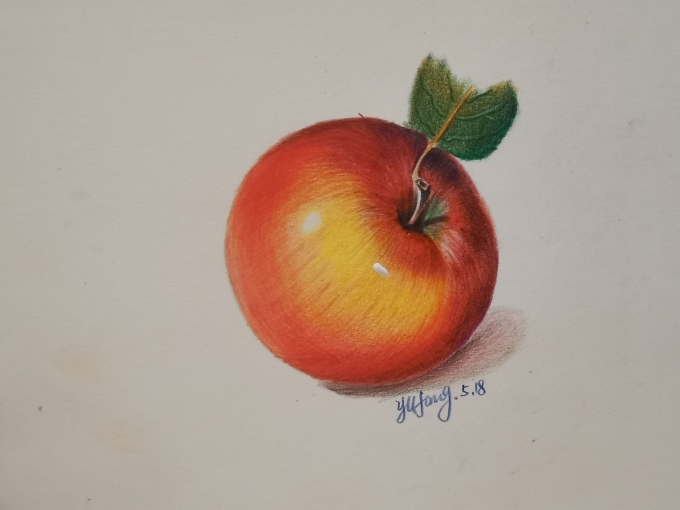 苹果? _线描画