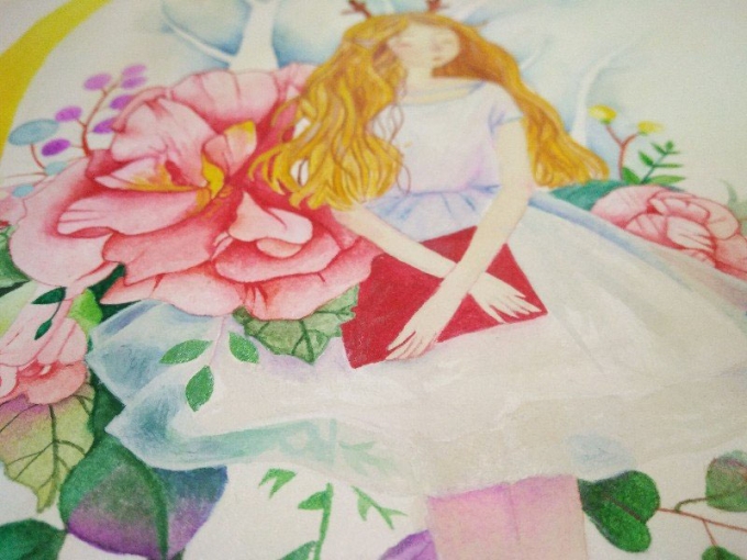 花境_线描画