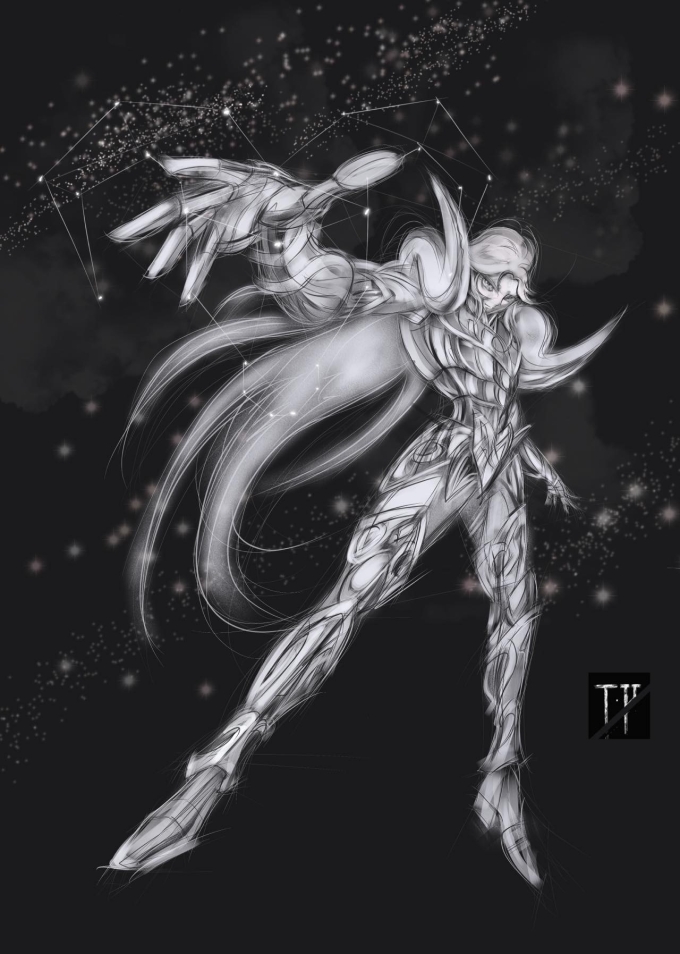 白羊座♈️_线描画