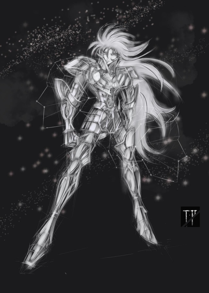 双子座♊️_线描画