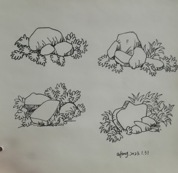 每日一画_线描画