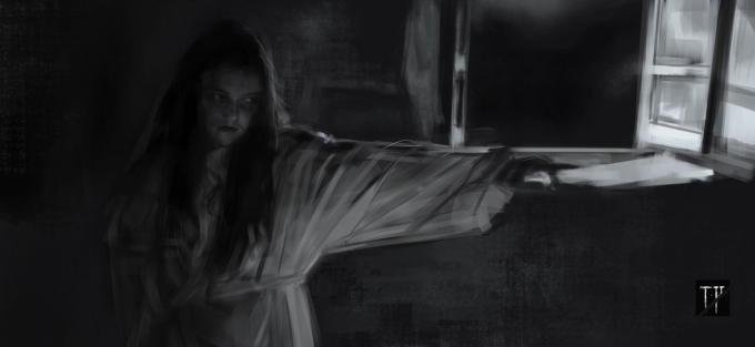 无题••_线描画