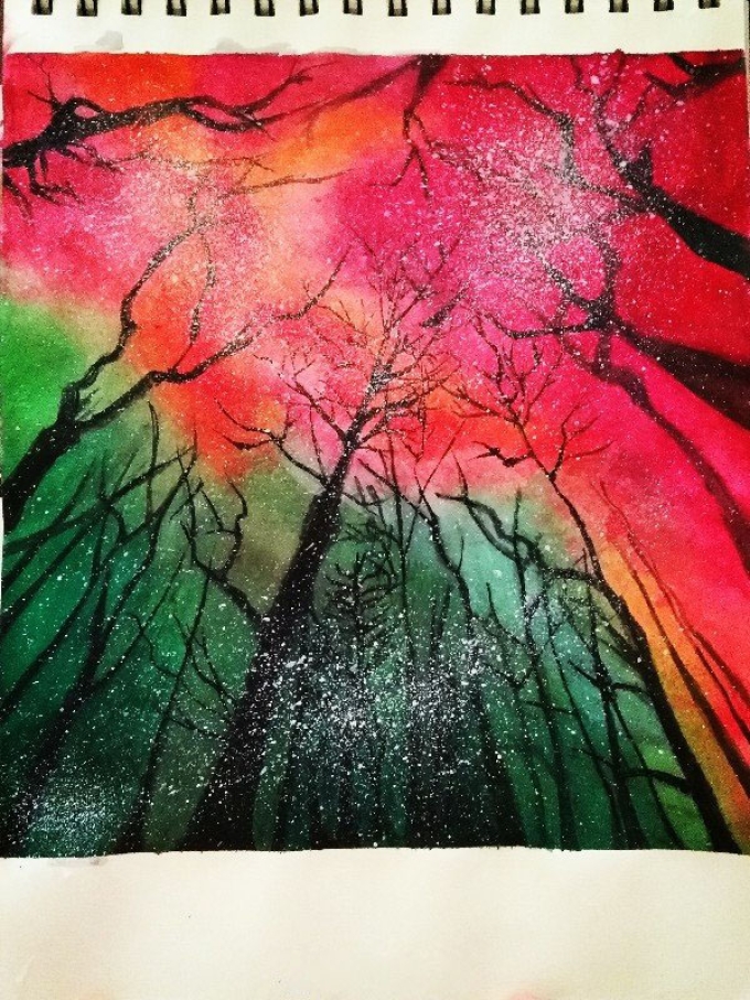 消夏_线描画