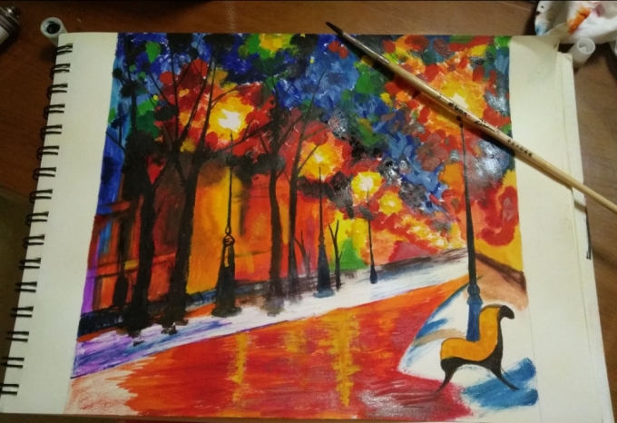 炽烈_线描画