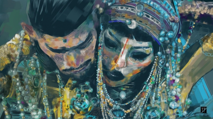 《吉巴罗》_线描画