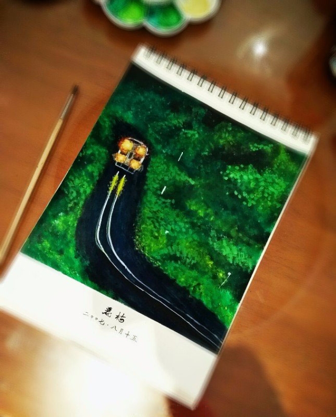 旅途_线描画